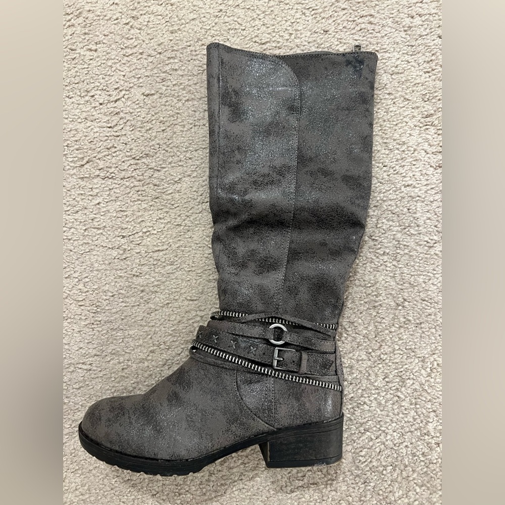 SO Tall grey boots